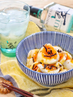 やみつき♡『半熟たまごの塩昆布和え』-レシピのメイン写真