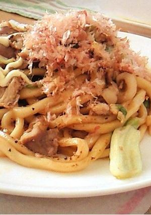 レタス♡シャキシャキ♪焼きうどん-レシピのメイン写真