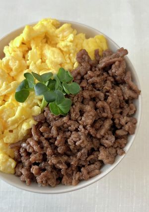 そぼろ丼♪-レシピのメイン写真