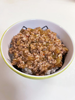 ザーサイ入りひき肉丼-レシピのメイン写真