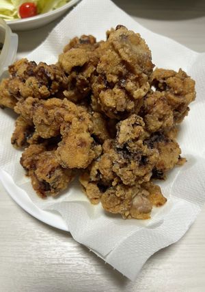 ソースで作るスパイシー唐揚げ-レシピのメイン写真