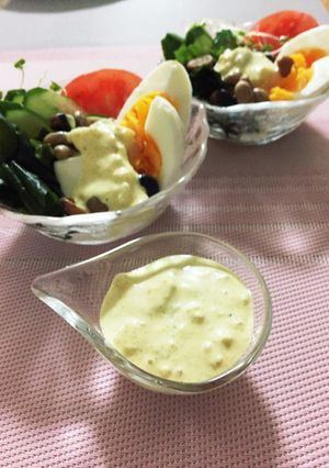 クリーミーカレードレッシング-レシピのメイン写真