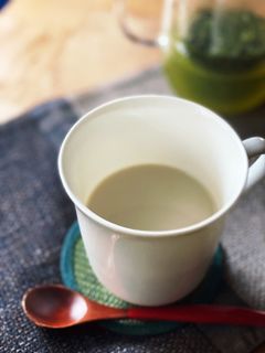 玉露茶豆乳オーレ 煎茶豆乳オーレも-レシピのメイン写真