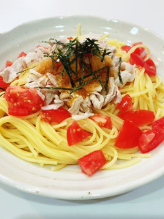 ズボラ冷しゃぶパスタ-レシピのメイン写真
