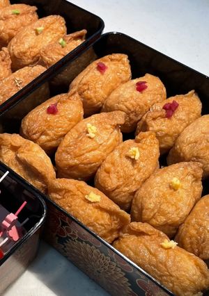 お花見&お弁当に！カラフルいなりずし-レシピのメイン写真