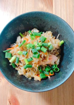 【電気圧力鍋】角煮の煮汁で炊き込みご飯-レシピのメイン写真