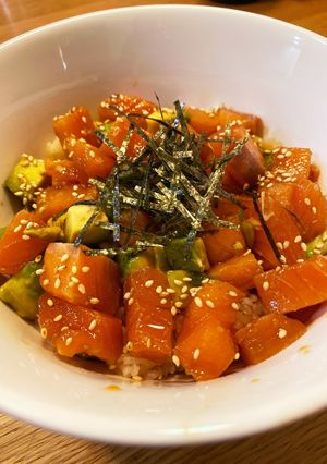 究極のサーモン丼-レシピのメイン写真
