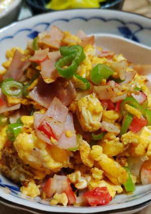 チャーハン風卵炒め※簡単朝ご飯-レシピのメイン写真