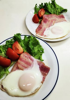 ◇たまには本格!ベーコン&エッグ☆◇-レシピのメイン写真