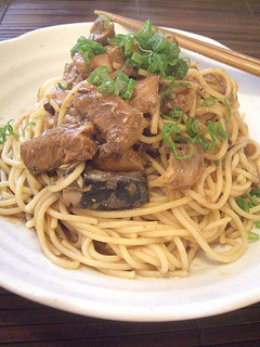 さば味噌パスタ-レシピのメイン写真