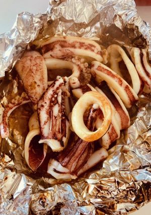 イカのホイル包み焼き　濃厚ワタ風味-レシピのメイン写真