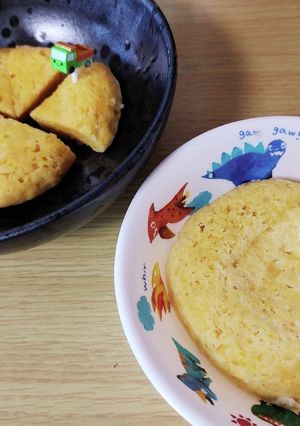 5分で簡単♪パン粉で卵蒸しパン-レシピのメイン写真