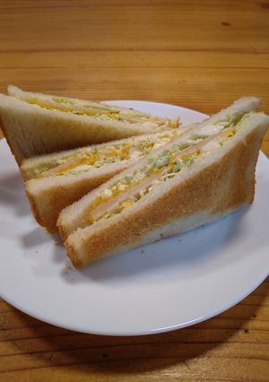 チキンナゲットのHOTサンド-レシピのメイン写真