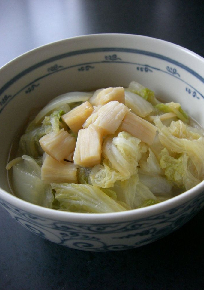 白菜とホタテ（缶）の簡単煮-レシピのメイン写真