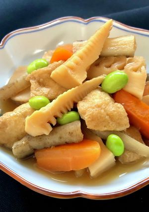筍・牛蒡・油揚げの簡単で優しい旨煮*煮物-レシピのメイン写真
