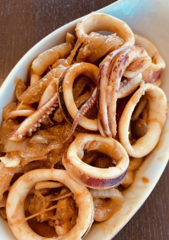 新玉とイカのワタ炒め　ピリ辛豆板醤風味-レシピのメイン写真