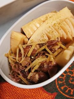 竹の子とホタルイカの煮物-レシピのメイン写真