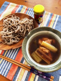 簡単で美味い!鴨せいろ風 鶏ねぎざる蕎麦-レシピのメイン写真