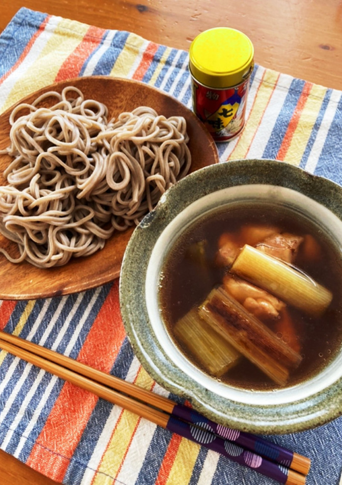 簡単で美味い！鴨せいろ風　鶏ねぎざる蕎麦-レシピのメイン写真