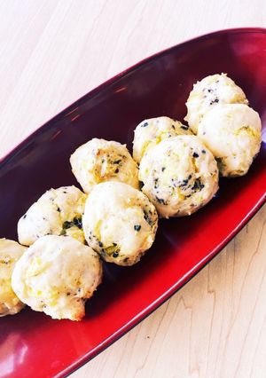 サツマイモと豆腐の焼きドーナツ風-レシピのメイン写真