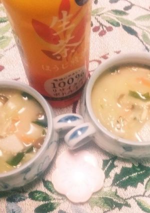 リケンワカメスープを減塩と栄養プラスにも-レシピのメイン写真