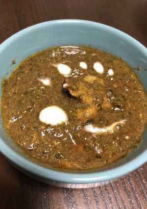 簡単！無水サグチキンカレー-レシピのメイン写真