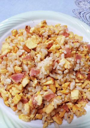 カルボナーラ風炒飯-レシピのメイン写真