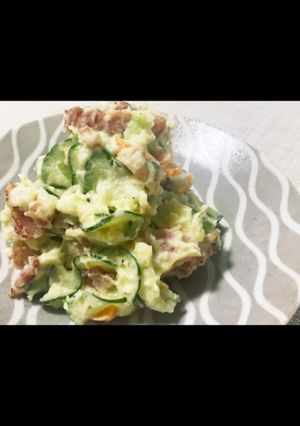 ポテトサラダ ベーコン入り-レシピのメイン写真