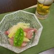 たけのこと生ハムのサラダ