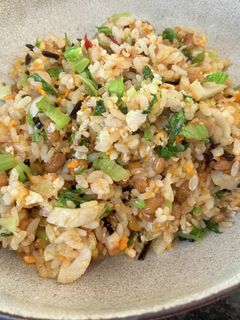 納豆梅昆布チャーハン-レシピのメイン写真