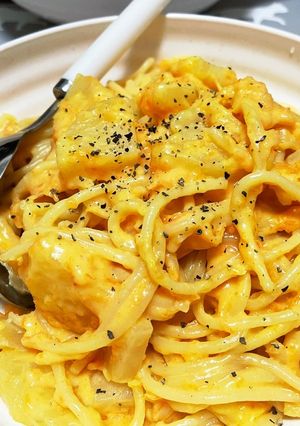 シチューの素でカルボナーラ風-レシピのメイン写真