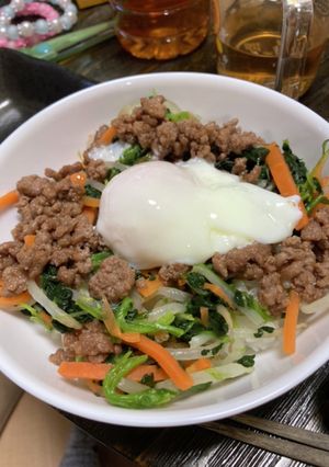 4歳の娘が大好き。保育園のビビンバ丼-レシピのメイン写真