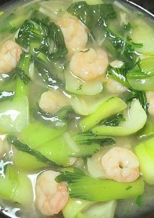 えびとチンゲン菜の生姜風味あんかけ-レシピのメイン写真