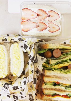 サンドイッチ お弁当 幼児も喜ぶ-レシピのメイン写真