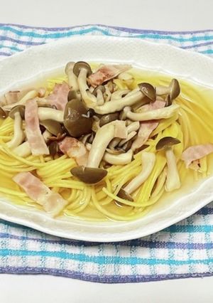 ぶなしめじをぶちこむスープパスタ-レシピのメイン写真