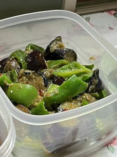 ナスとピーマンの味噌炒め-レシピのメイン写真