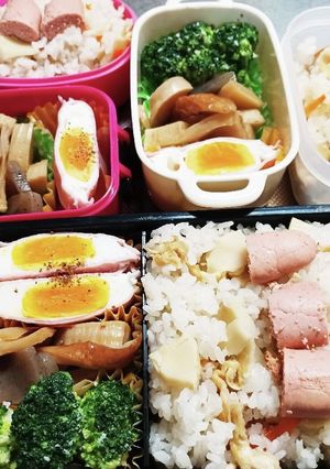 高校生息子、旦那、娘弁当(4/11)-レシピのメイン写真