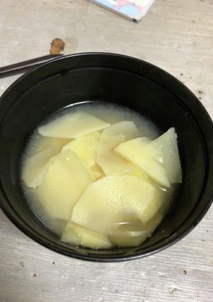 筍のお味噌汁-レシピのメイン写真