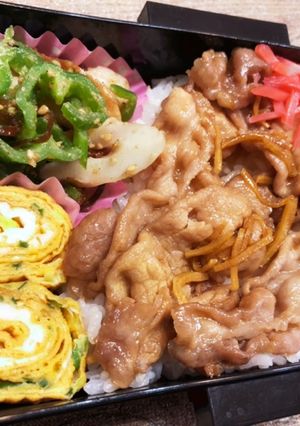 豚の生姜煮弁当　411-レシピのメイン写真