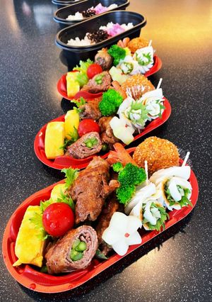 高校生弁当　牛肉巻き　2022 4月11-レシピのメイン写真