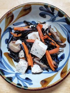 ひじきと豆腐の炒め煮-レシピのメイン写真