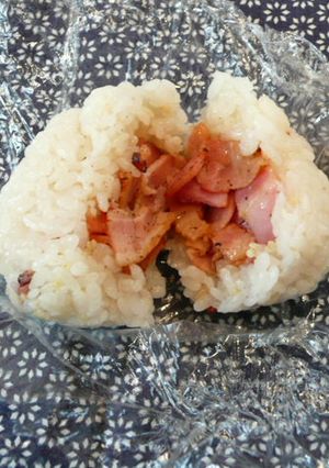 おにぎり(ベーコンマヨ)-レシピのメイン写真