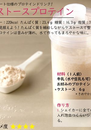 ケストースプロテイン-レシピのメイン写真
