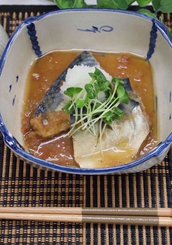 鯖のさっぱり梅みぞれ煮-レシピのメイン写真