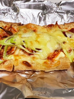 油揚げのおつまみキムチpizza-レシピのメイン写真
