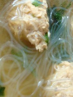 ベトナム風*春雨と鶏団子のスープ-レシピのメイン写真