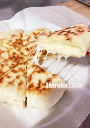 自宅で簡単チーズナン-レシピのメイン写真