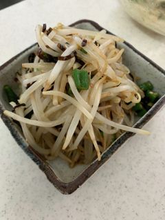 もやしとオクラの塩昆布白胡麻和え-レシピのメイン写真