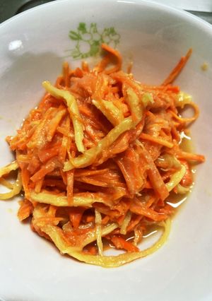 人参の酢味噌あえ-レシピのメイン写真
