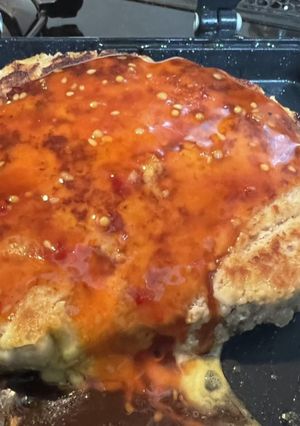 新玉ねぎ&生おからのチーズinハンバーグ-レシピのメイン写真